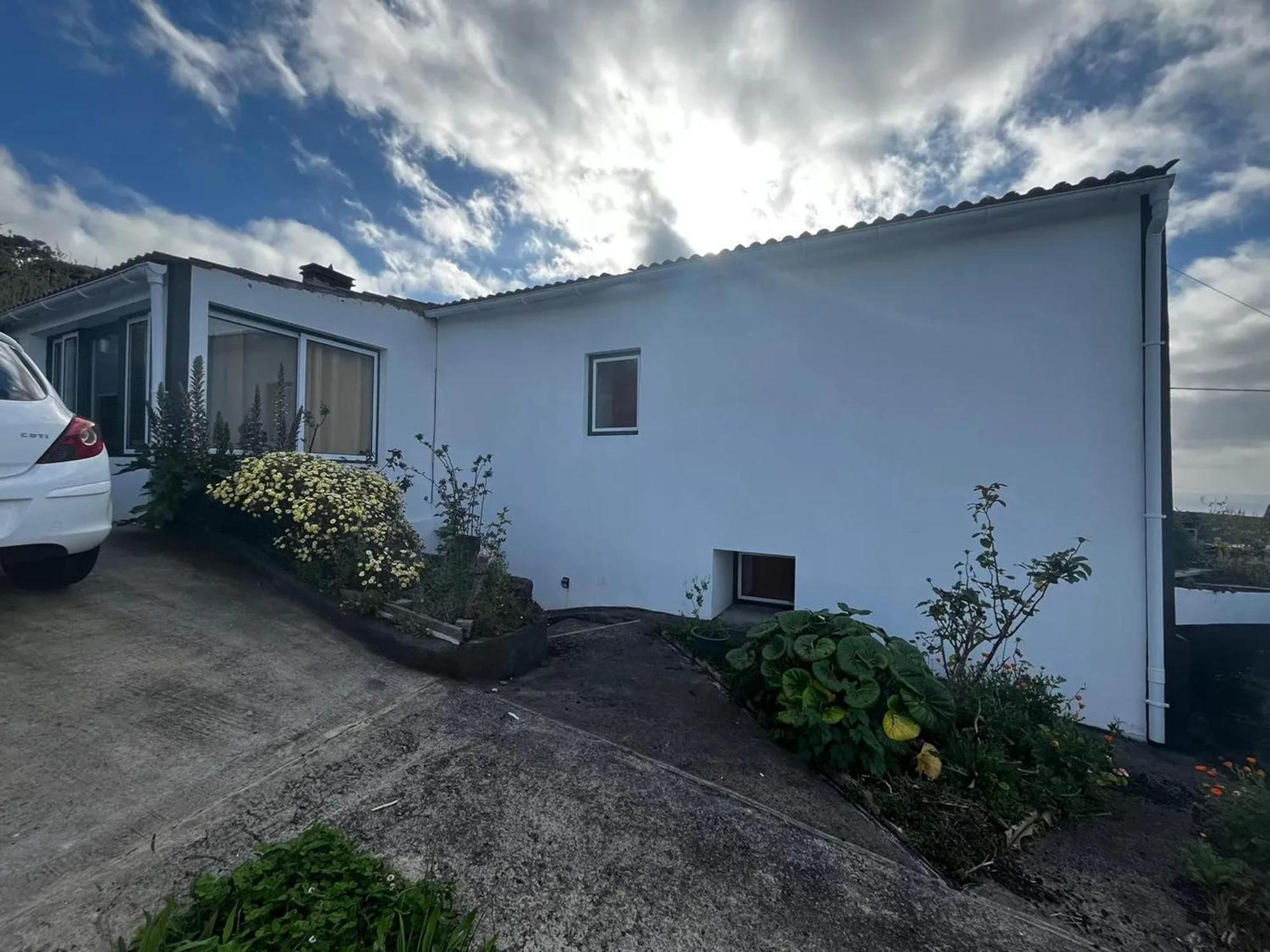 Comfortable House With Sea View In Sao Roque Do Pico Villa Bagian luar foto